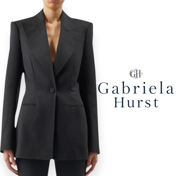 Gabriela Hearst Jackets & Blazers - Gabriela Hearst Addin Blazer Black Cashmere Wool 90s minimalist classic timeless